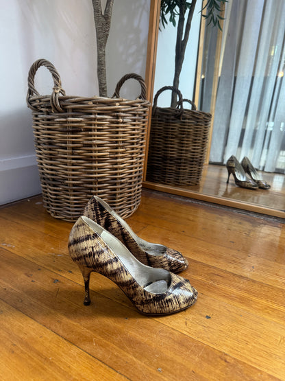 Dolce & Gabbana Patent Leather Heels - Size 40