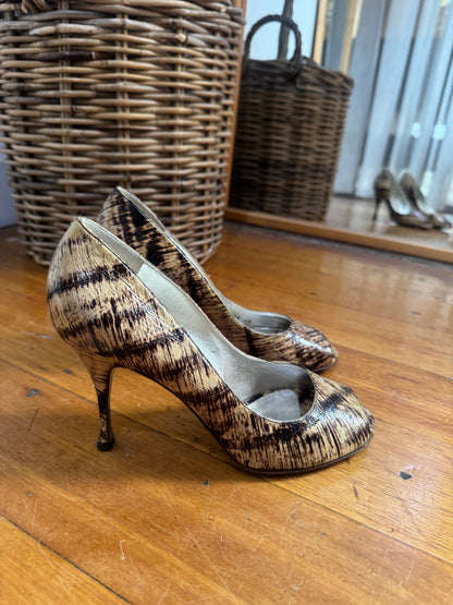 Dolce & Gabbana Patent Leather Heels - Size 40