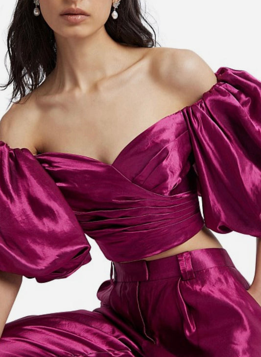 Aje Gracious Off Shoulder Top - Size 10