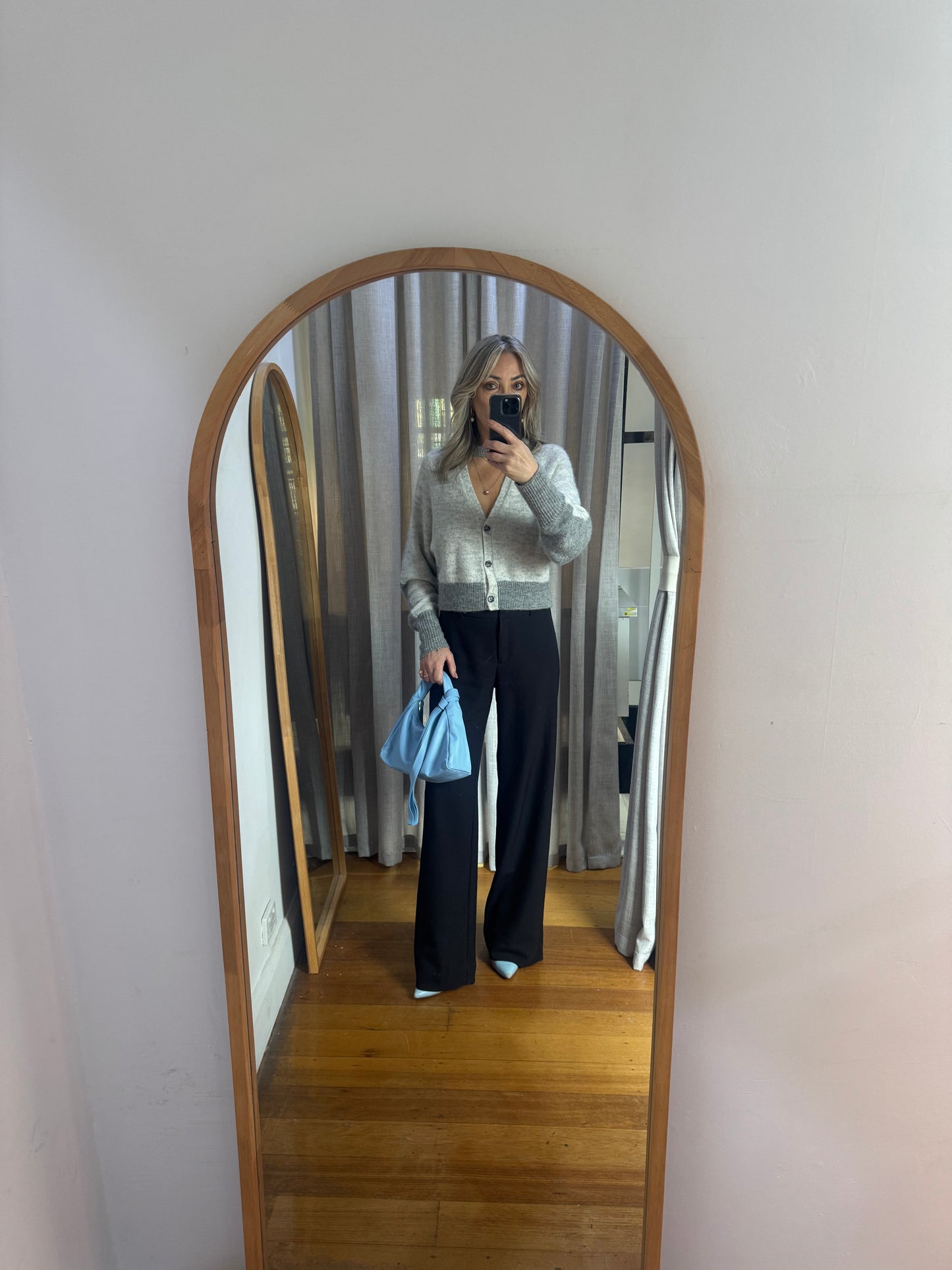 Scanlan Theodore Black Tailored Pant - Size 8
