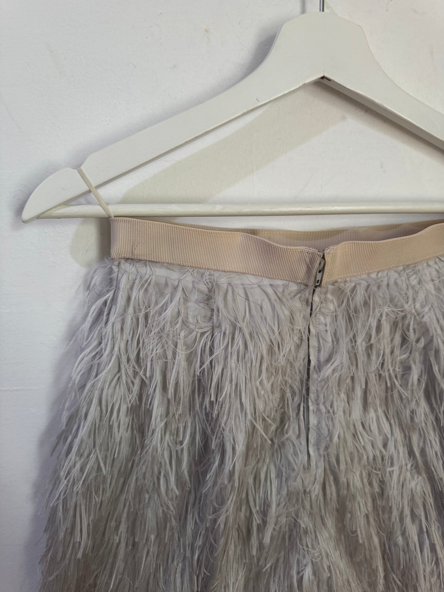 Scanlan Theodore Knee Length Fringe Skirt - Size 8