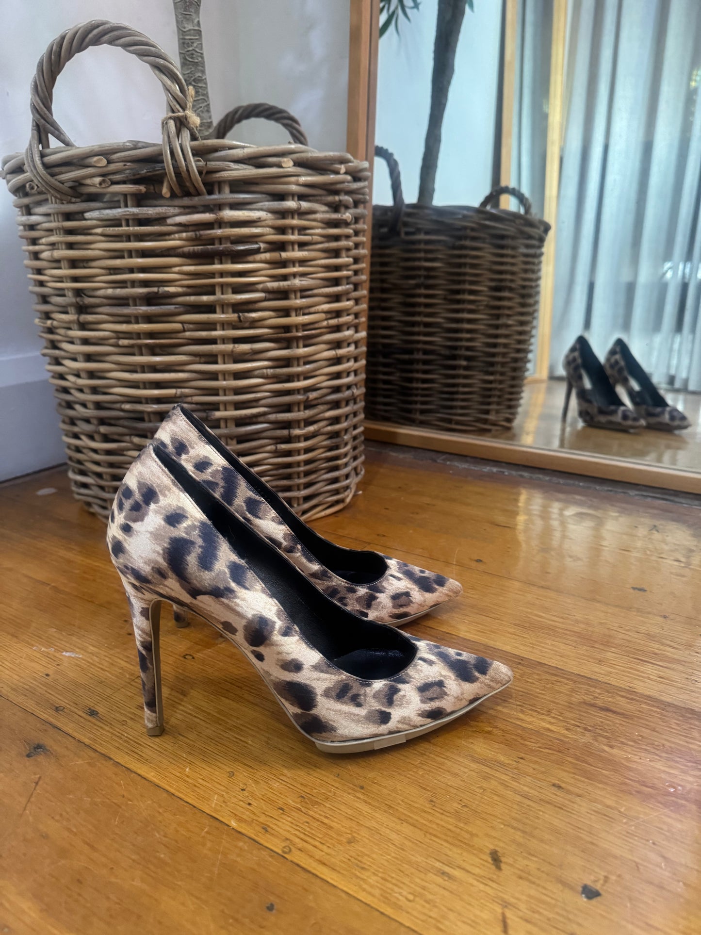 Stella McCartney Leopard Pump Heels - Size 37