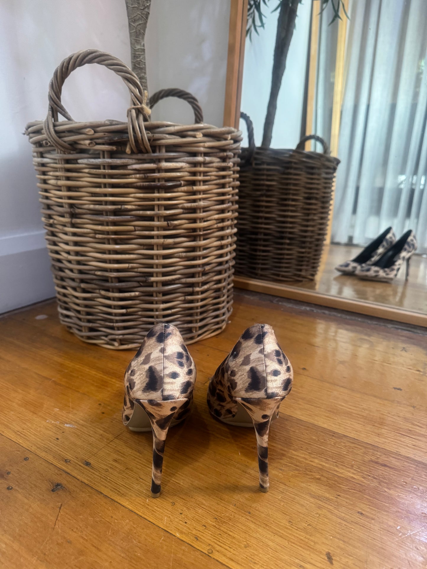 Stella McCartney Leopard Pump Heels - Size 37