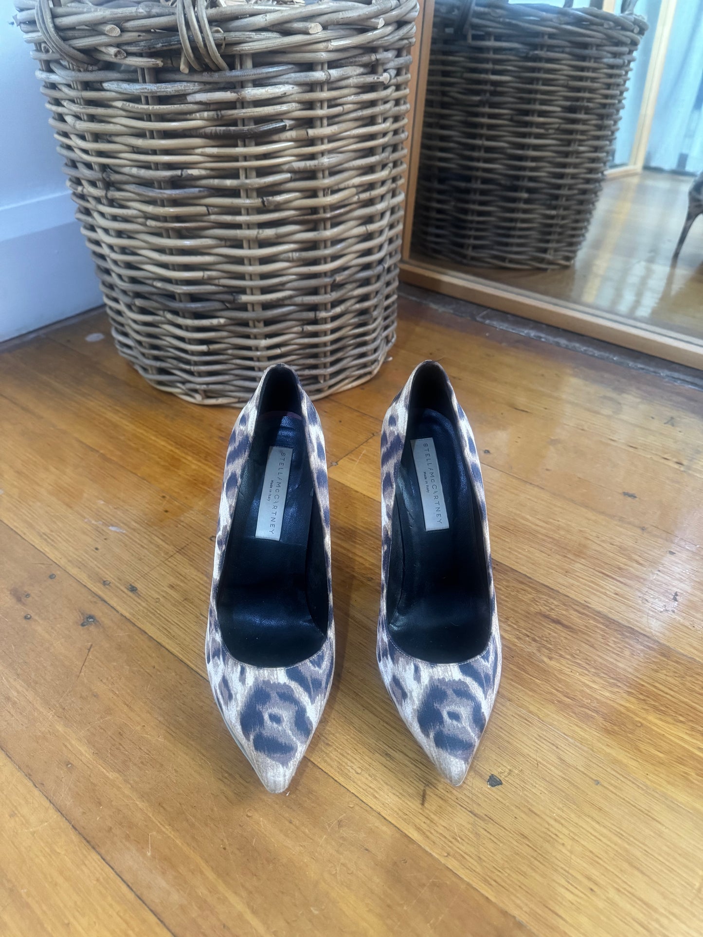 Stella McCartney Leopard Pump Heels - Size 37