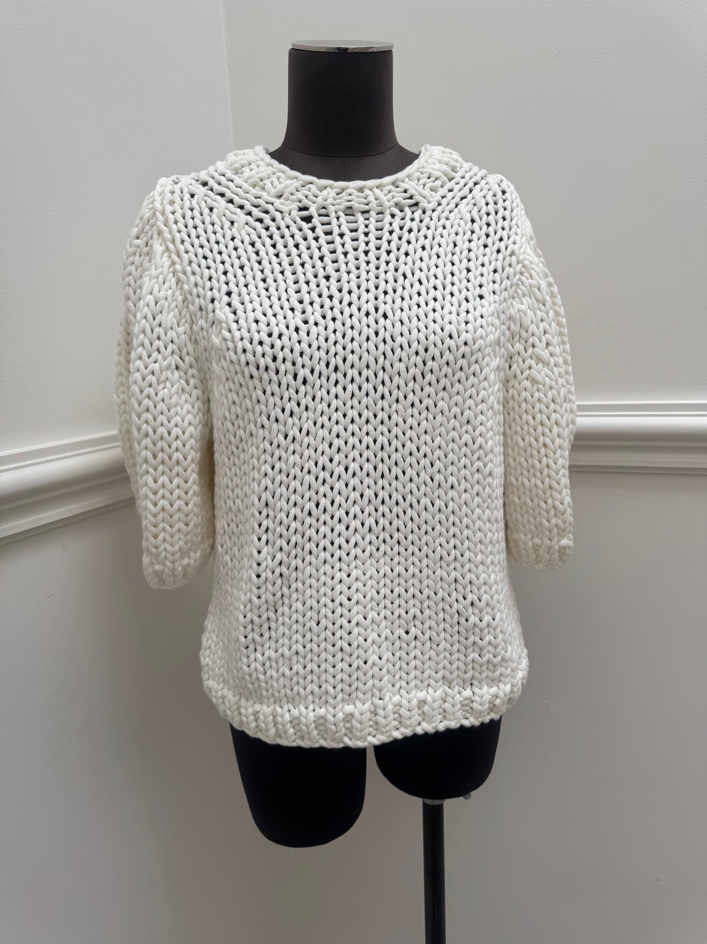 Tibi Deluxe Yarn Mini Puff Sweater - Size M (Like New)