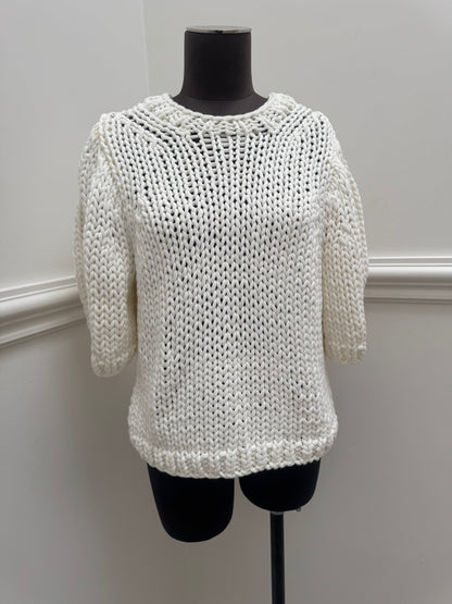 Tibi Deluxe Yarn Mini Puff Sweater - Size M (Like New)