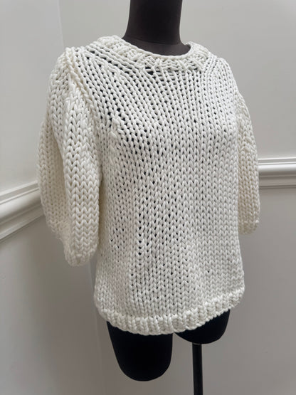 Tibi Deluxe Yarn Mini Puff Sweater - Size M (Like New)