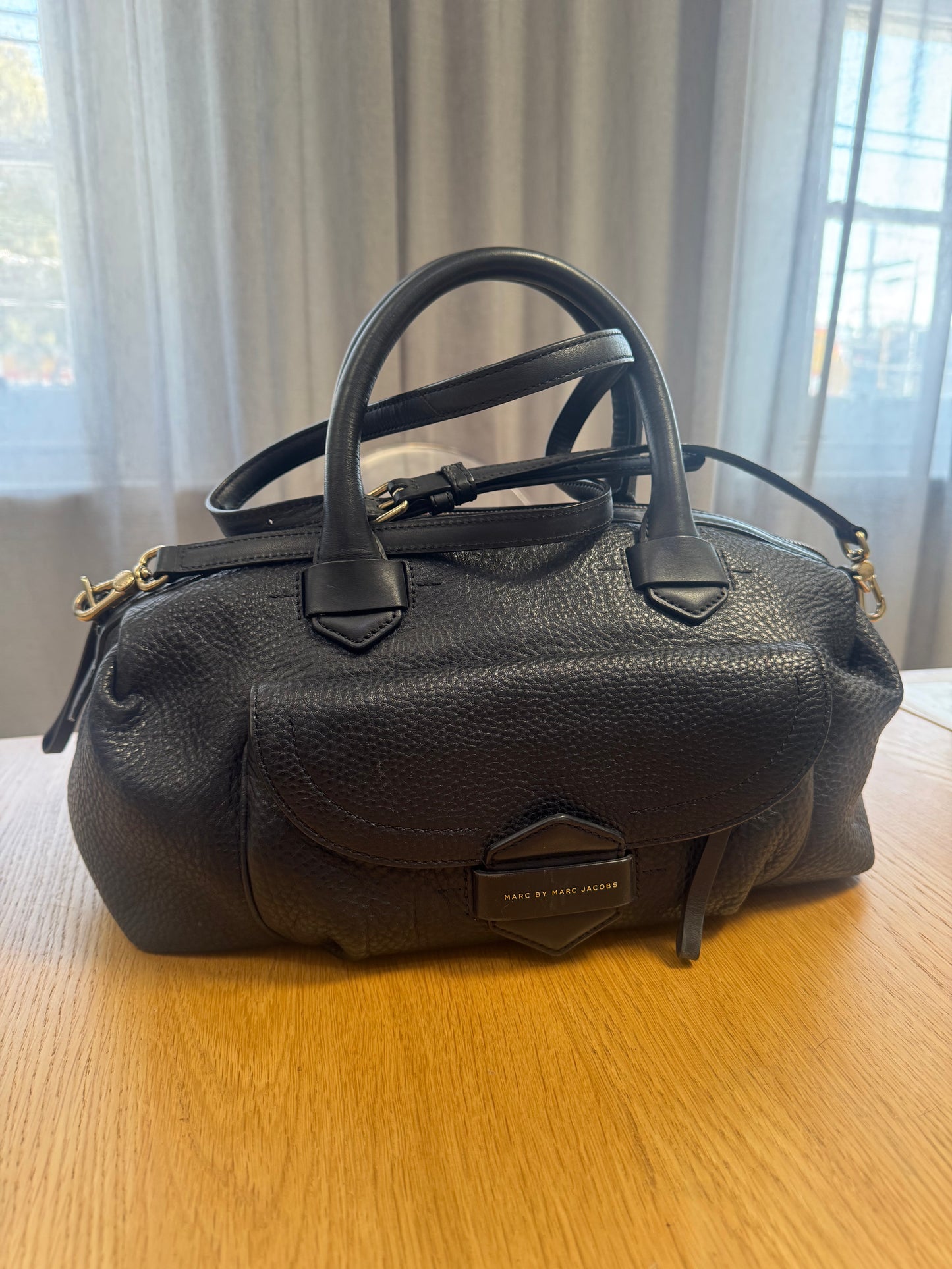 Marc by Marc Jacobs Half Pipe Leather Duffel Bag