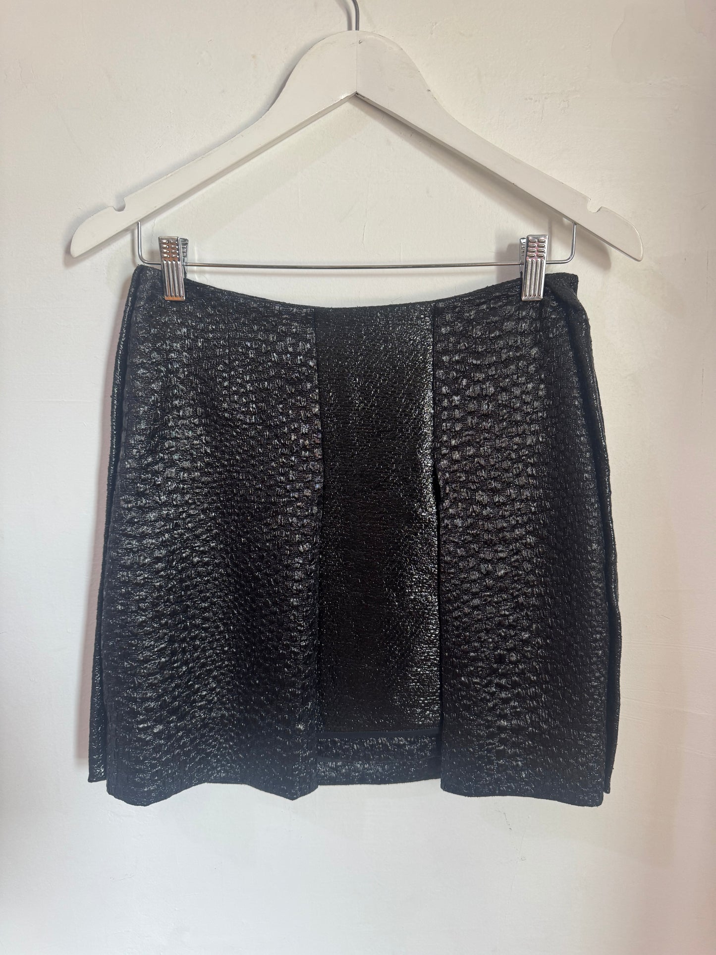 Ellery Mavericks Pleat Front Mini Skirt - Size 8