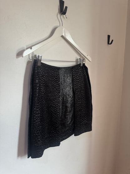 Ellery Mavericks Pleat Front Mini Skirt - Size 8