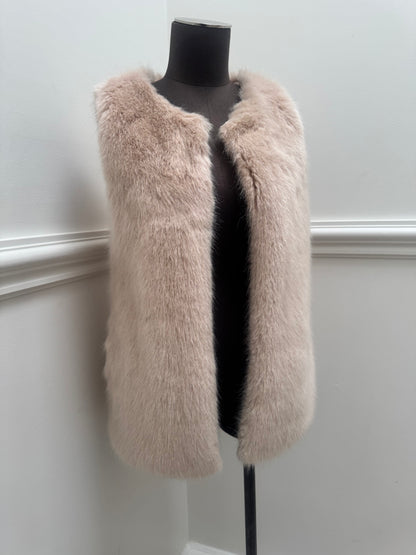 Viktoria & Woods Faux Fur Vest - Size 0
