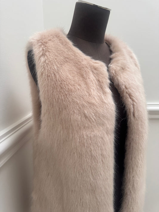 Viktoria & Woods Faux Fur Vest - Size 0