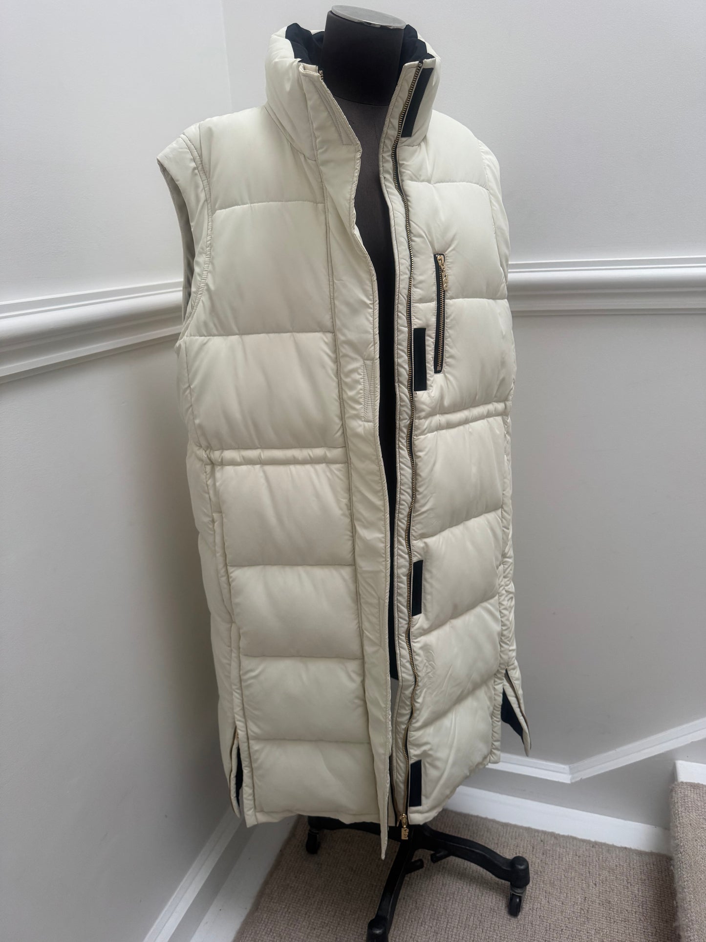 P.E. Nation Long Vest Puffer Coat - Size M