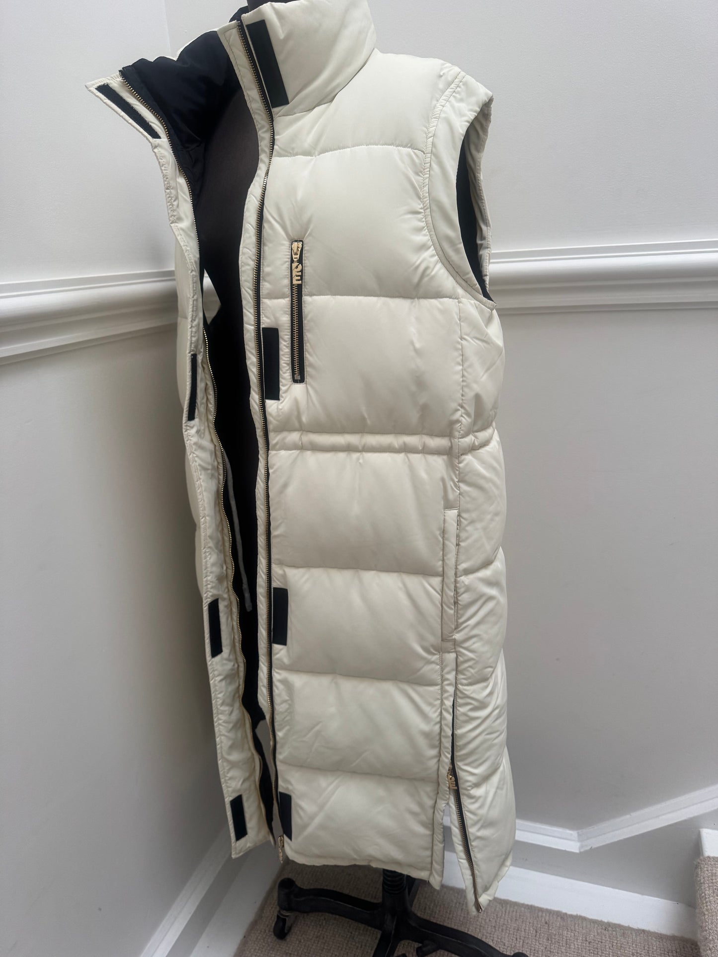 P.E. Nation Long Vest Puffer Coat - Size M