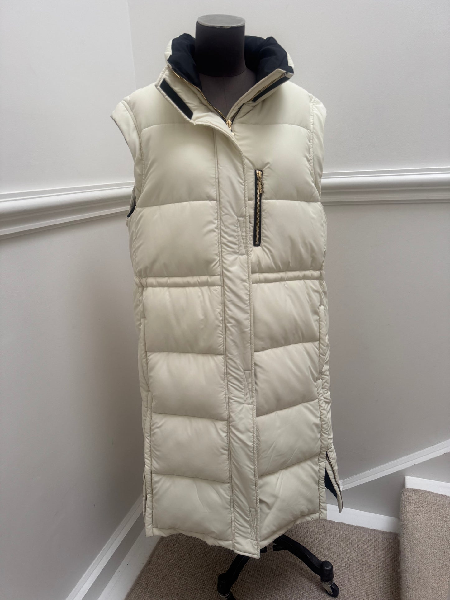 P.E. Nation Long Vest Puffer Coat - Size M