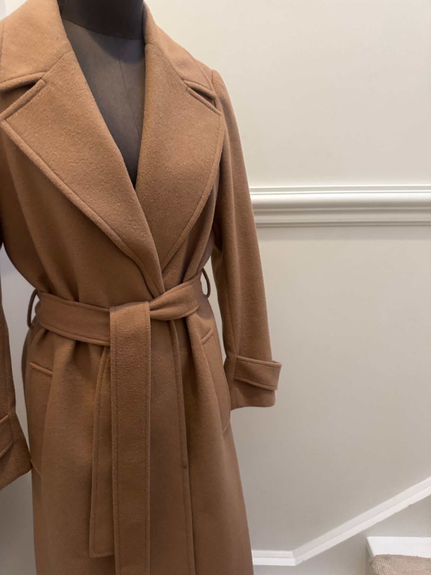 Sportscraft Tan Wool Coat - Size 10