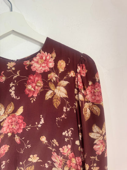 ZIMMERMANN Unbridled Draped Silk Mini Dress - Size 2