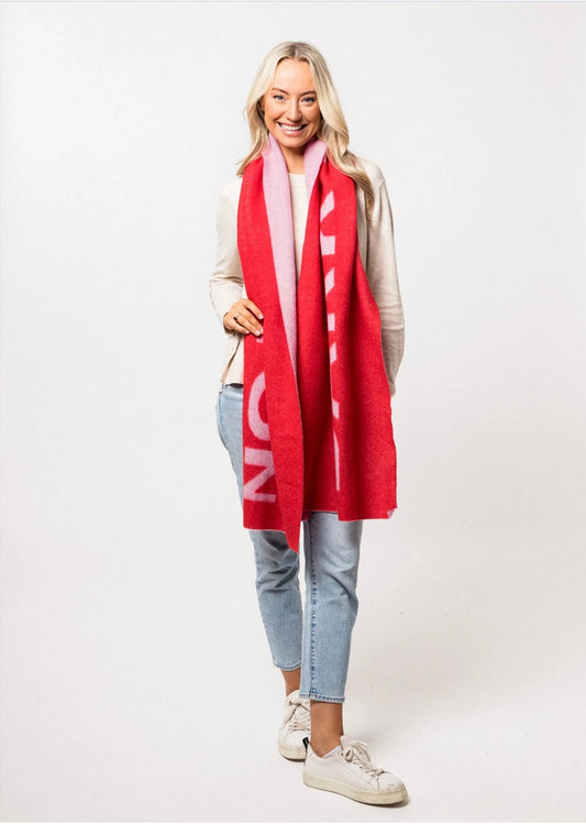 Dark Hampton Baxter Wool Scarf