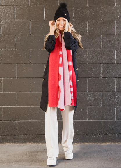 Dark Hampton Baxter Wool Scarf