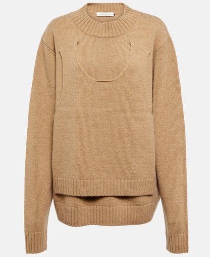 Christopher Esber Dual Tank Wool Sweater - Size S (oversized)