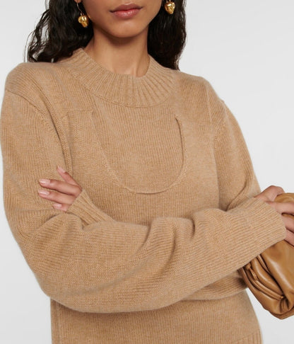 Christopher Esber Dual Tank Wool Sweater - Size S (oversized)