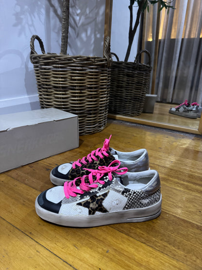 Golden Goose Stardan Low-Top Sneakers - Size 40 (Brand New in Box)