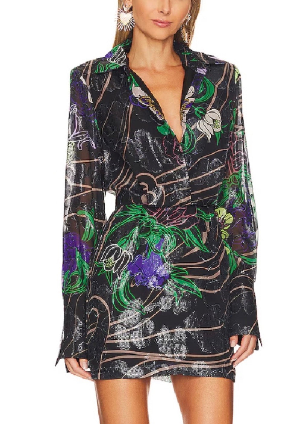 Sabina Musayev Abbey Shirt Dress - Size XS (Brand New with Tags) RRP $595