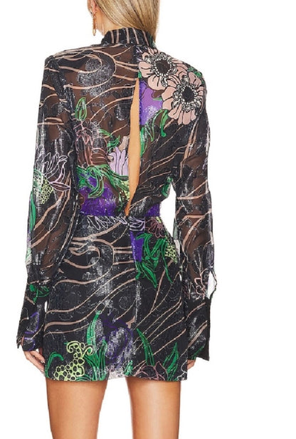 Sabina Musayev Abbey Shirt Dress - Size XS (Brand New with Tags) RRP $595