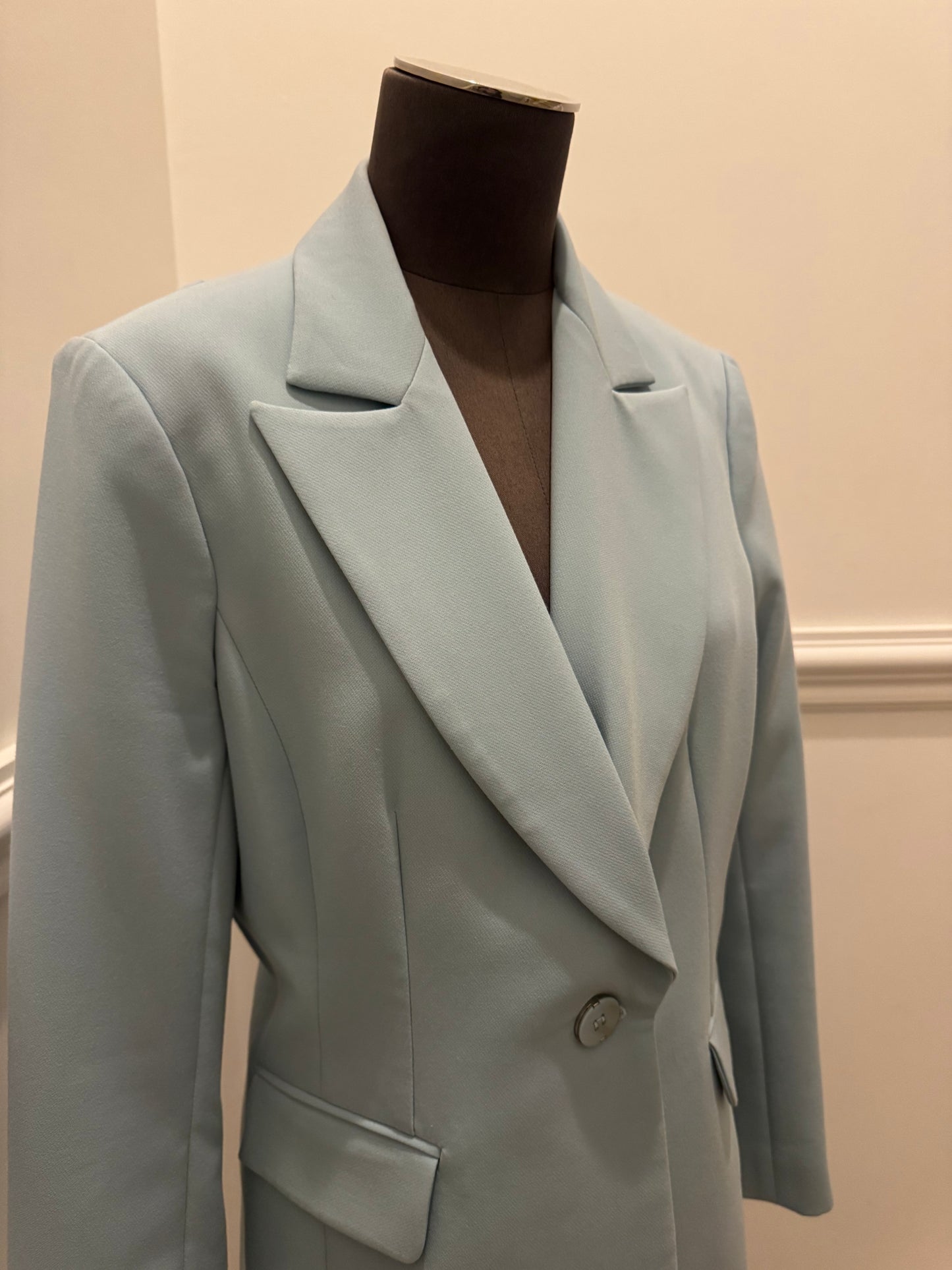 Moss & Spy Baby Blue Blazer - Size 14