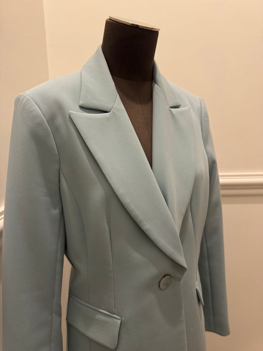 Moss & Spy Baby Blue Blazer - Size 14