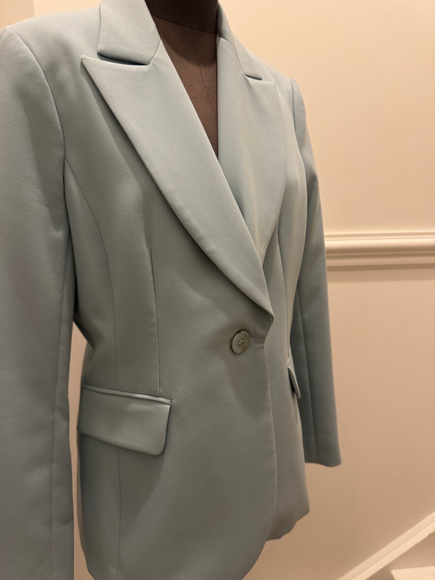 Moss & Spy Baby Blue Blazer - Size 14