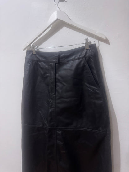 Mos the Label Maria Leather Skirt - Size 10