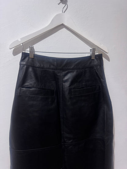 Mos the Label Maria Leather Skirt - Size 10