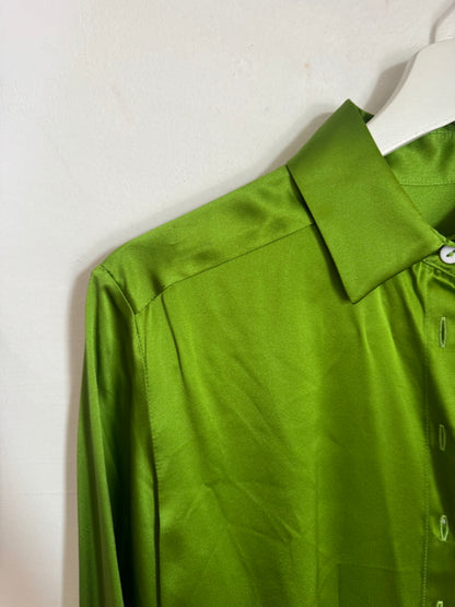 Christopher Esber Apple Bias Silk Shirt - Size 8
