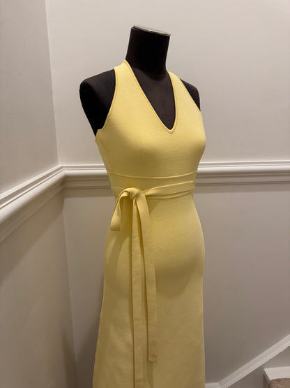 Scanlan Theodore Crepe Knit Halter Dress - Size S