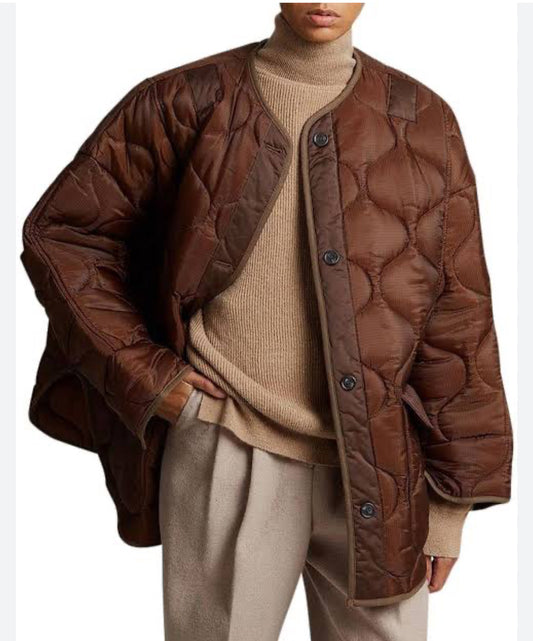 Frankie Shop Teddy Quilted Jacket - Size S