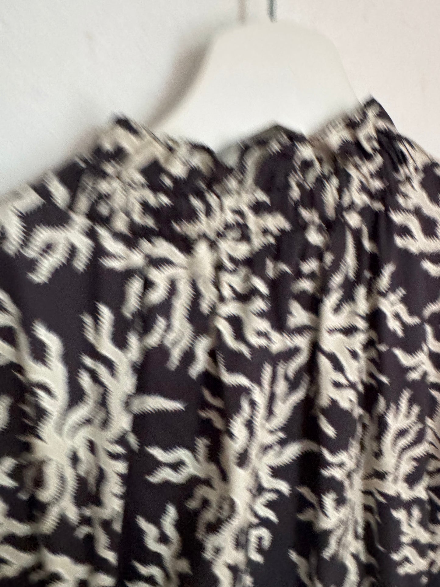 Husk Print Cotton Midi Dress - Size 10