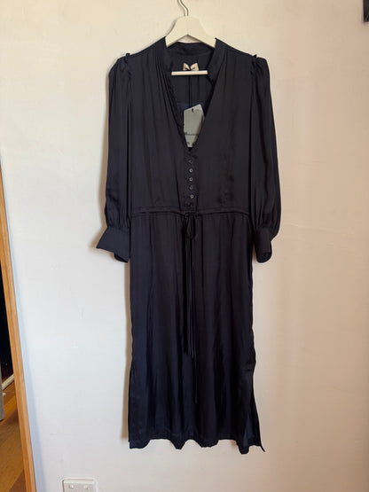 Zadig & Voltare Relinda Satin Navy Dress - S (Brand New with Tags)