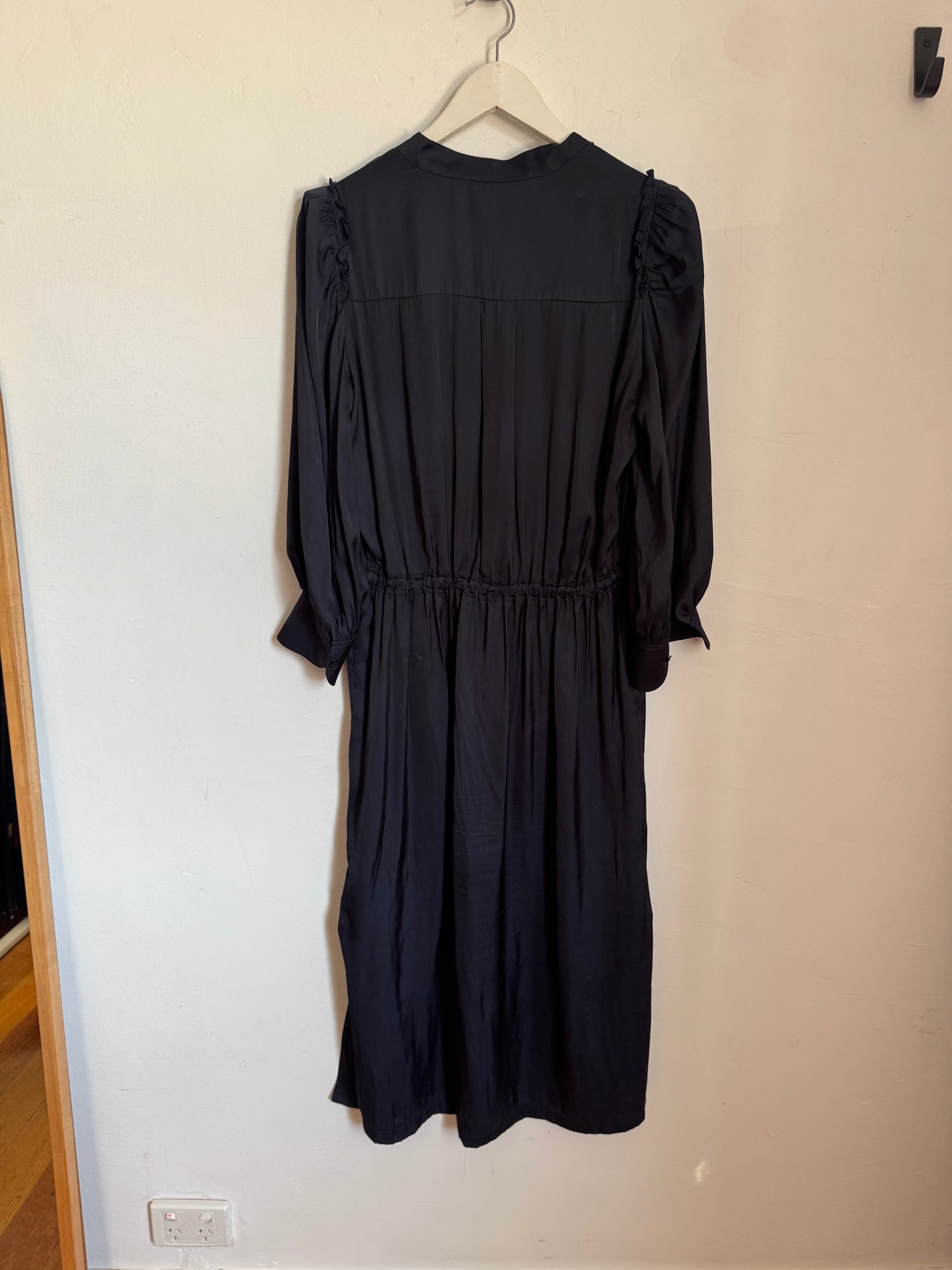 Zadig & Voltare Relinda Satin Navy Dress - S (Brand New with Tags)
