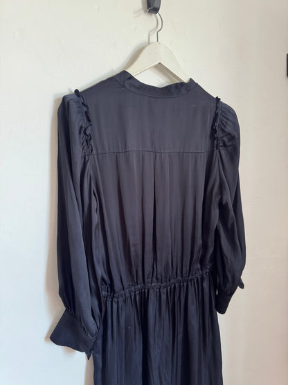 Zadig & Voltare Relinda Satin Navy Dress - S (Brand New with Tags)