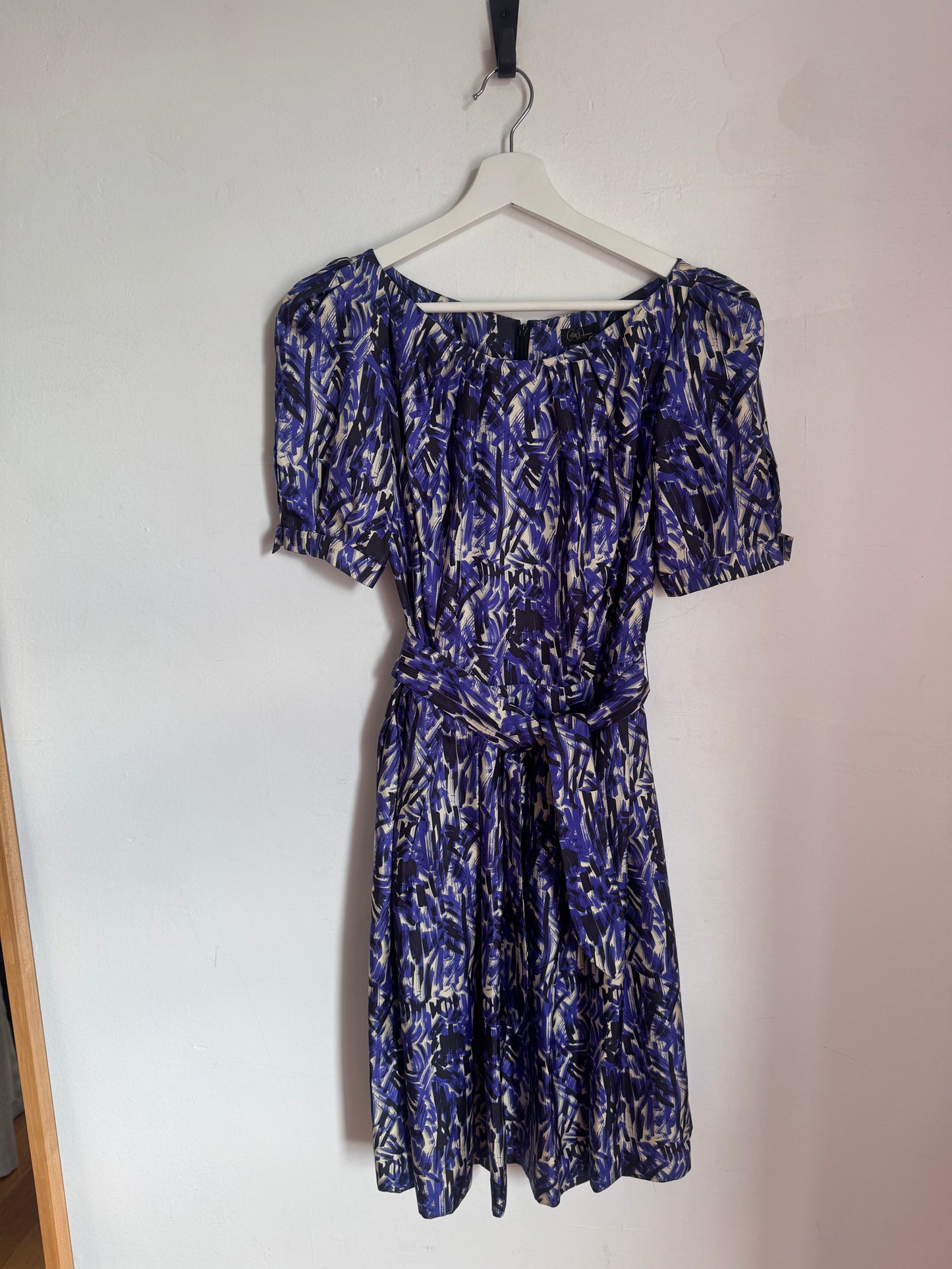 Collette Dinnigan 100% Silk Print Dress - Size S