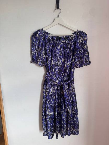 Collette Dinnigan 100% Silk Print Dress - Size S