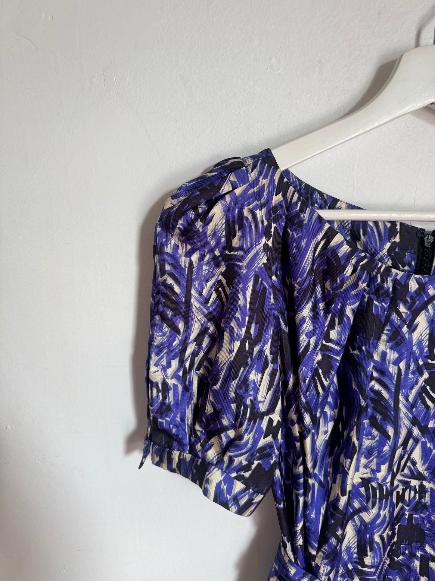 Collette Dinnigan 100% Silk Print Dress - Size S