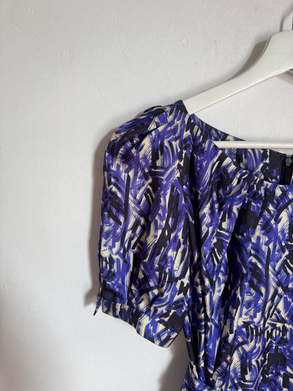 Collette Dinnigan 100% Silk Print Dress - Size S