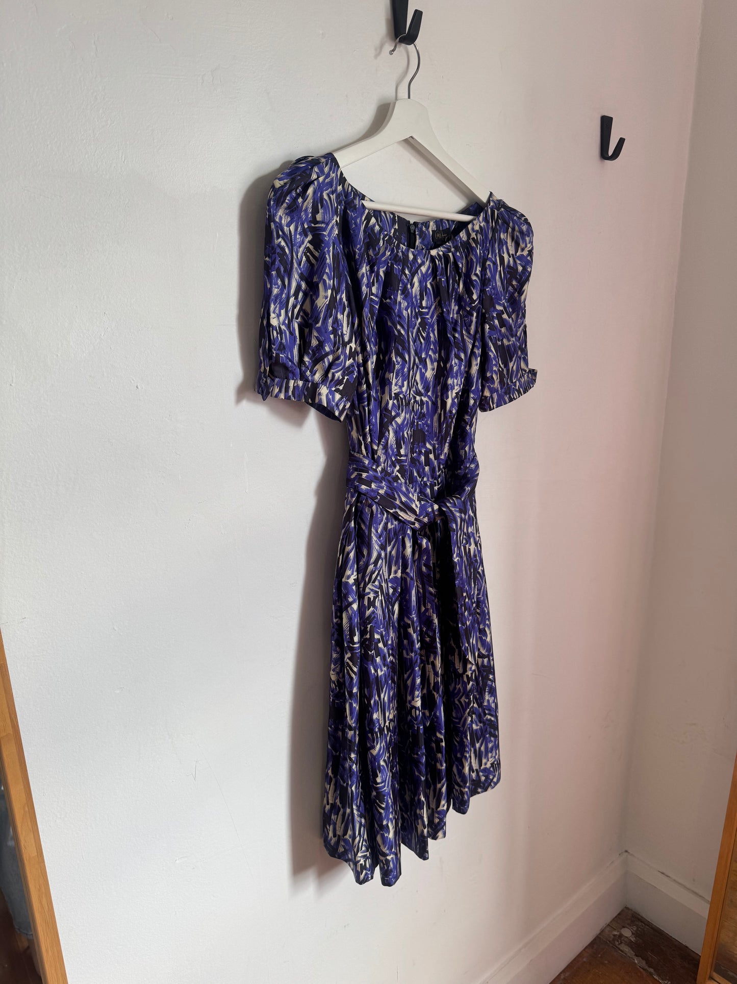 Collette Dinnigan 100% Silk Print Dress - Size S