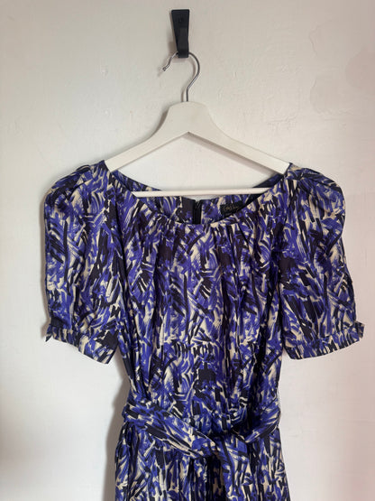 Collette Dinnigan 100% Silk Print Dress - Size S