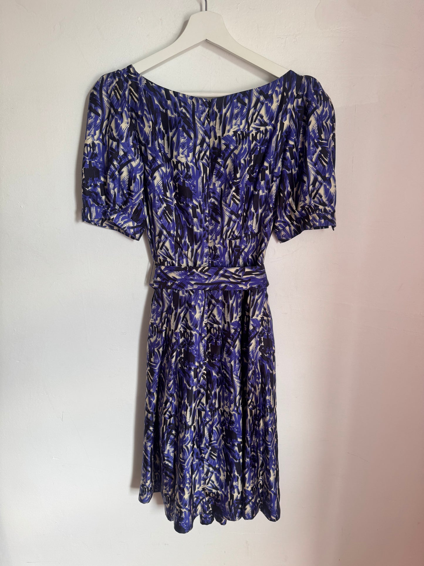 Collette Dinnigan 100% Silk Print Dress - Size S