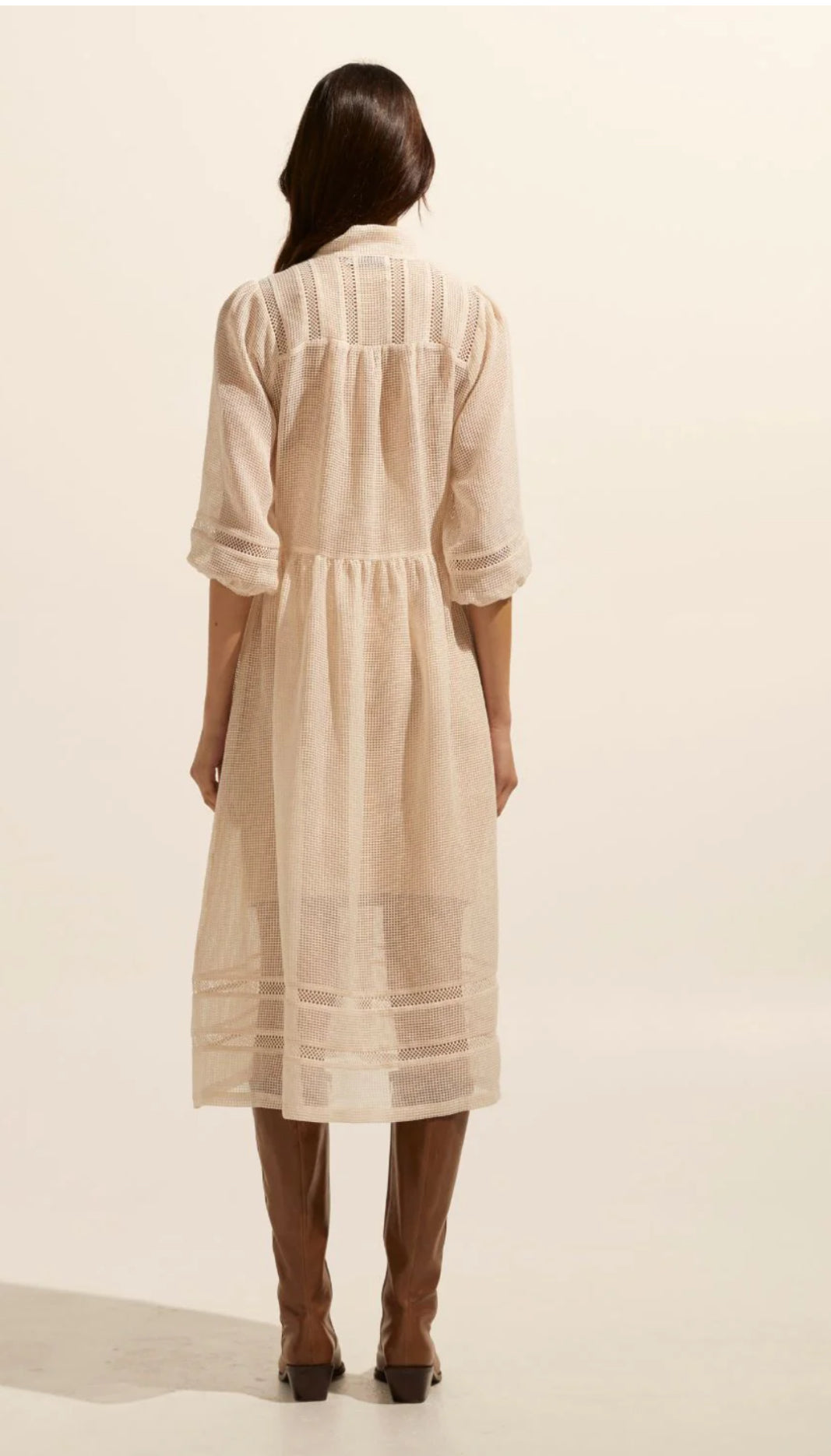 Zoe Kratzman Declare Ecru Dress - Size 2 (Brand New with Tags)