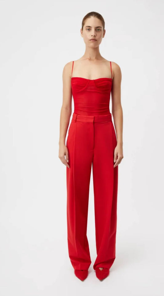 Camilla and Marc Majorelle Mesh Bodysuit - Size 8