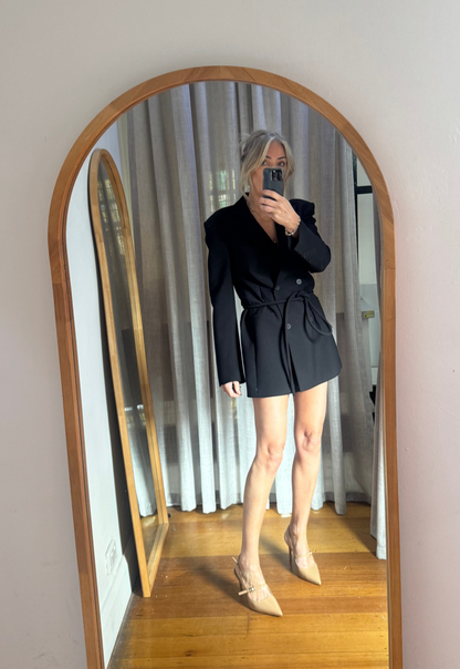 Shona Joy Irena Blazer Dress with Belt - Size 10